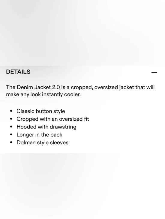 NWT Ruti Denim Jacket - Picture 6 of 6